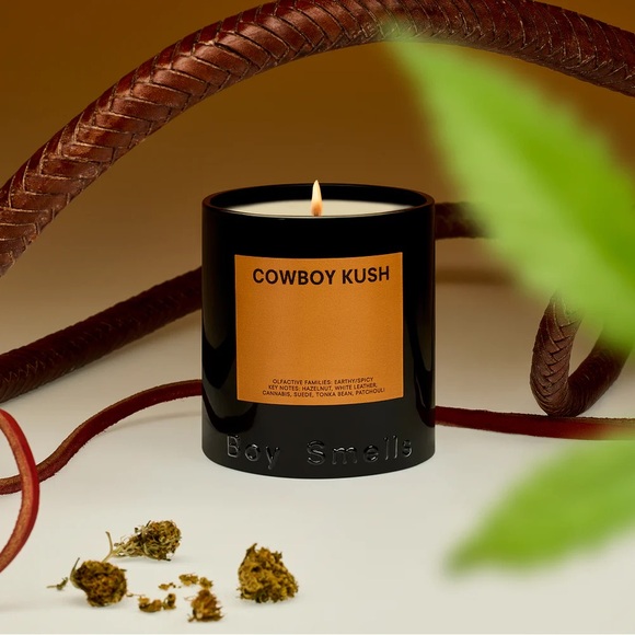 Boy Smells Los Angeles Cowboy Kush Black Candle NEW 8.5oz - Picture 1 of 4